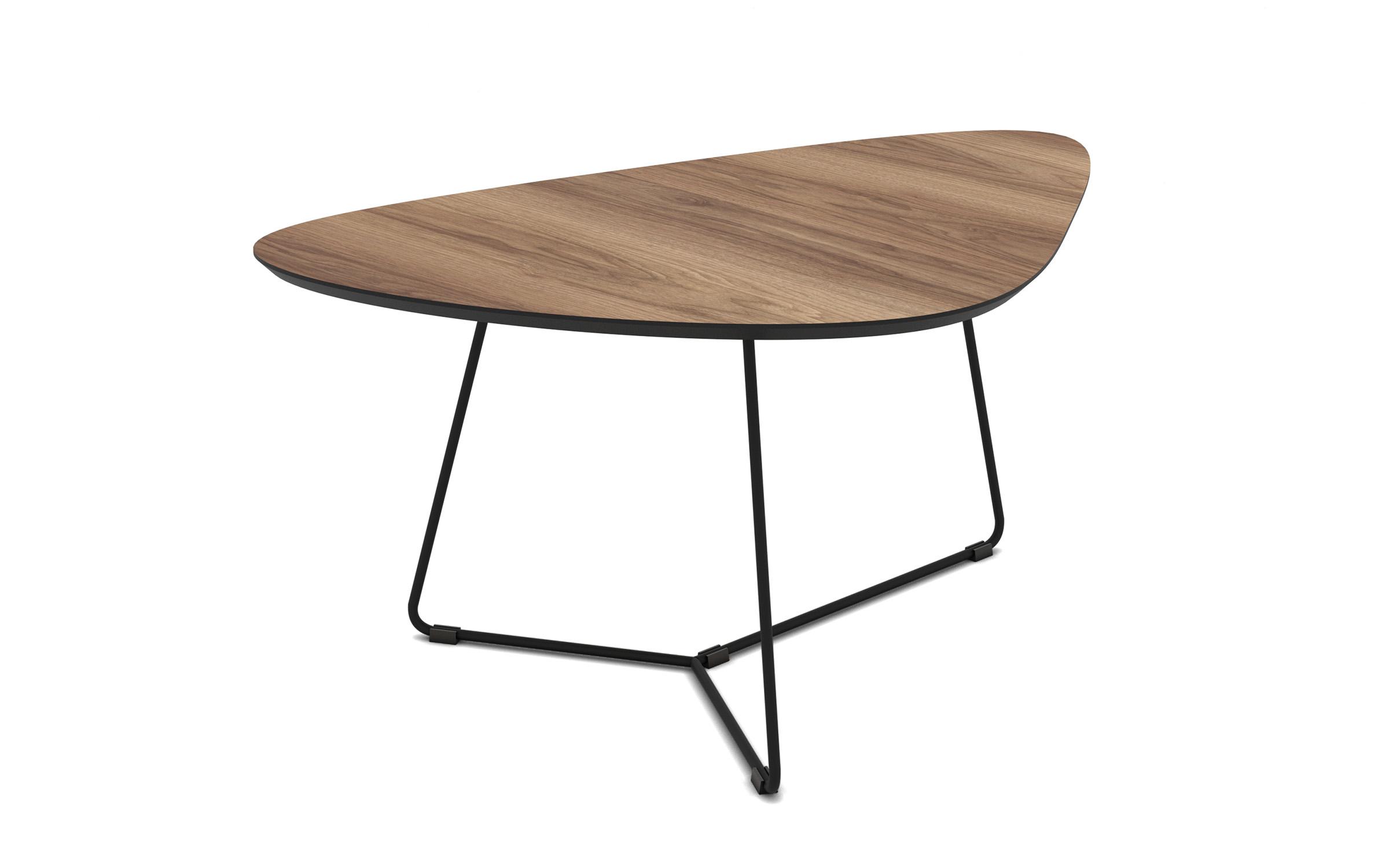 Set masute de cafea Sintra, nuc + negru  2